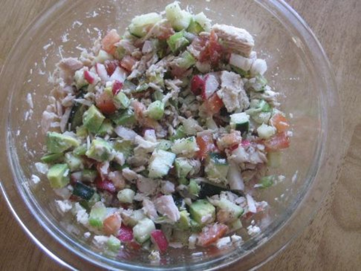Chopped Salad With Tuna - South Beach