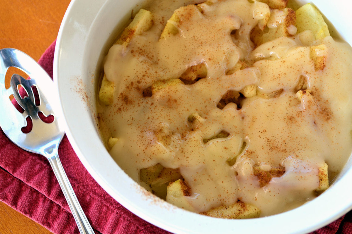 Creamy Baked Apples