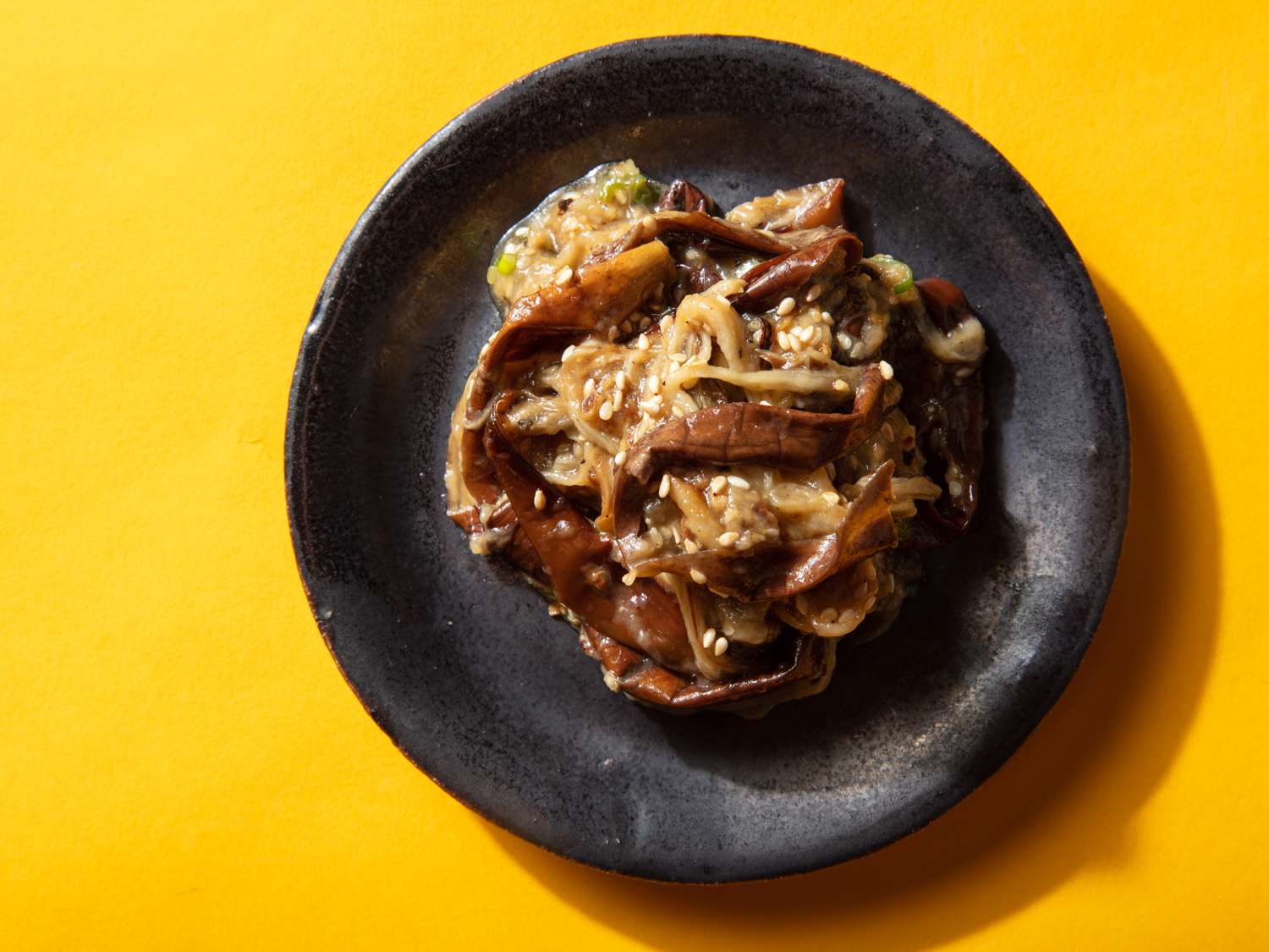Gaji-Namul (Korean Marinated Eggplant Banchan)