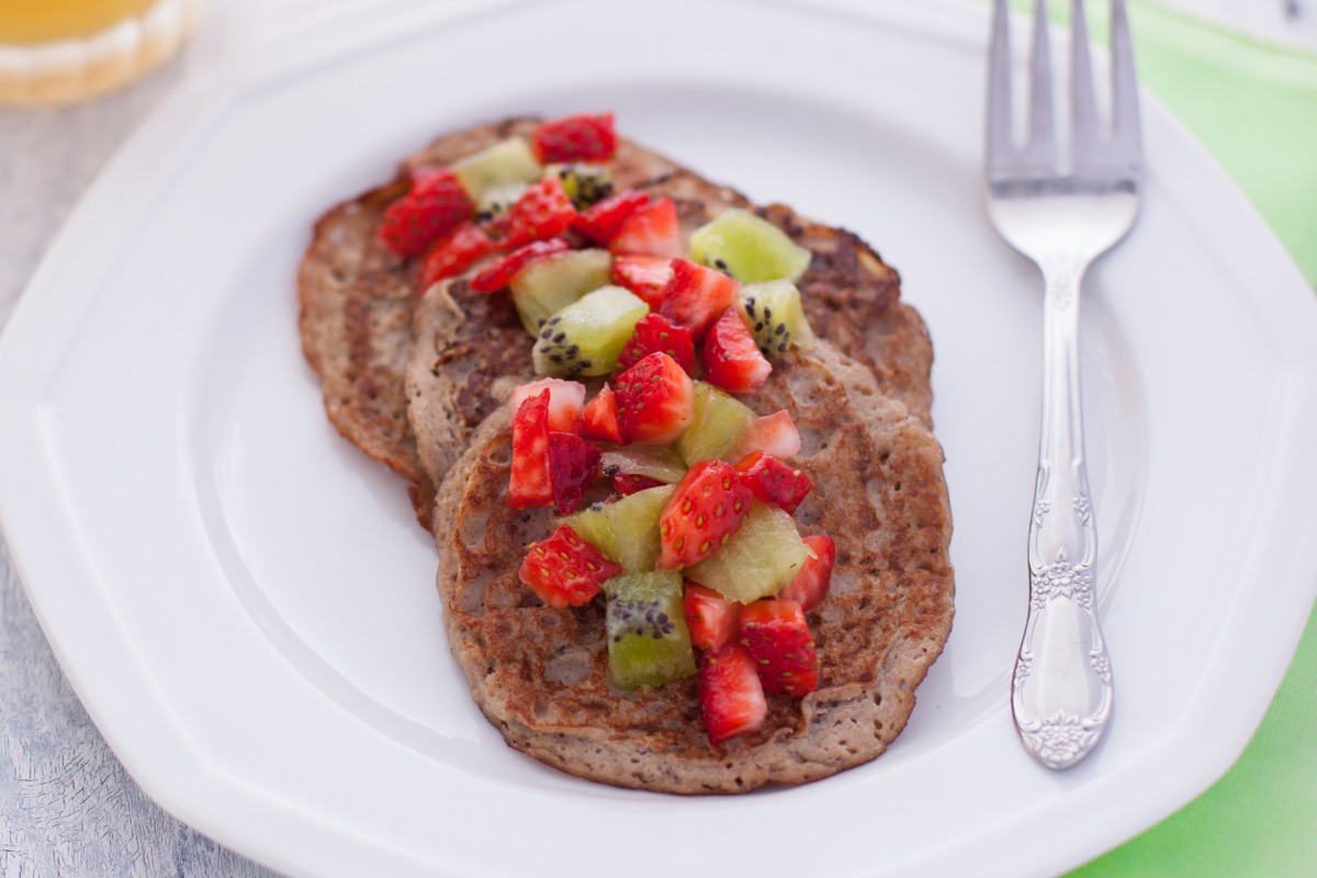 2 Ingredients (Eggs & Banana) Pancakes