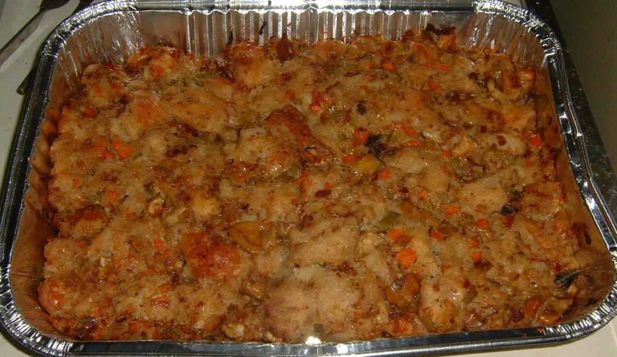 Ciabatta Stuffing With Chestnuts and Pancetta