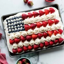American Flag Cake