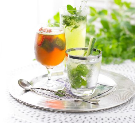 Basil & strawberry Pimm’s