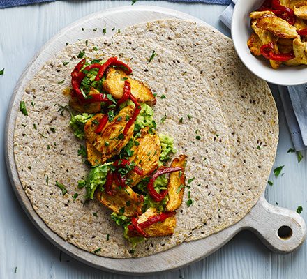 Spicy Chicken and Avocado Wraps