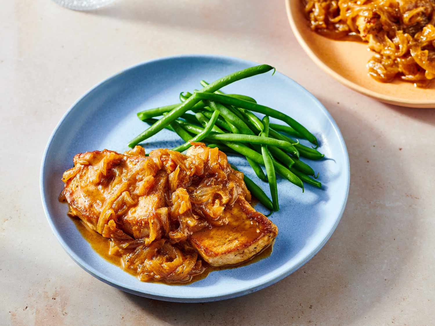 Caramelized Onion Pork Chops
