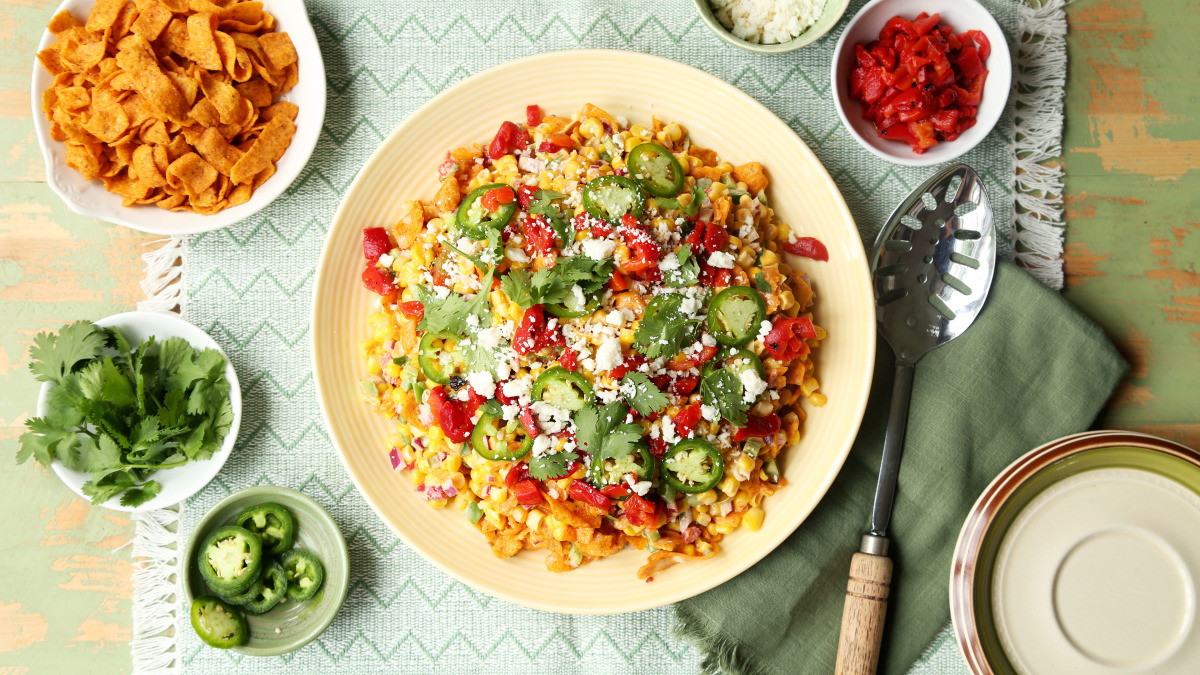 Spicy Frito Corn Salad