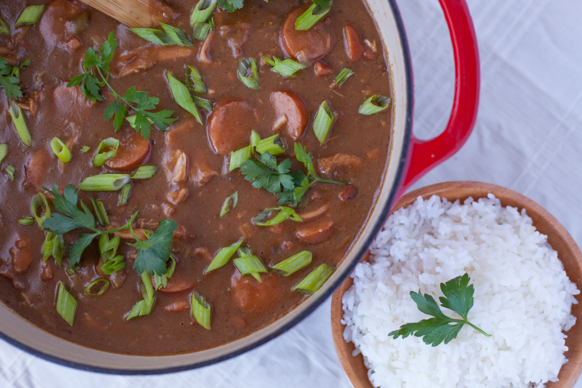 The Best Leftover Turkey Gumbo