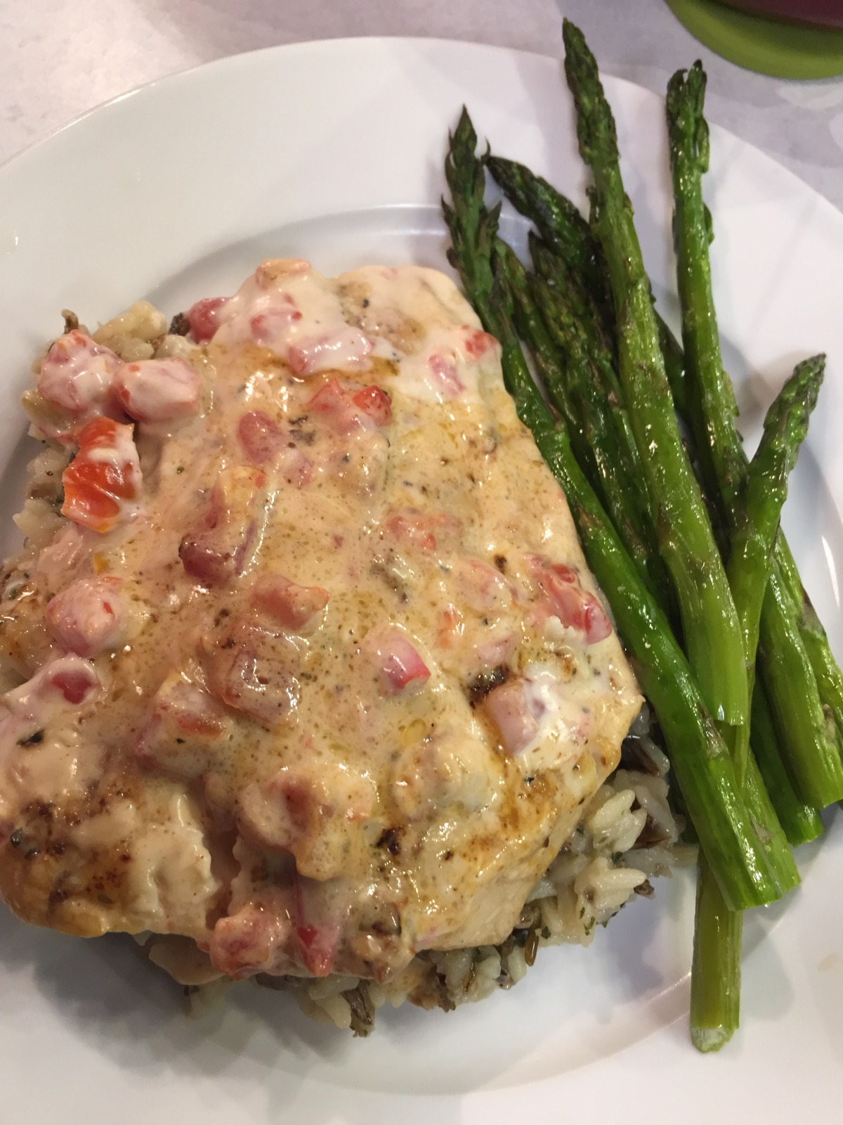 Spicy Alfredo Sauteed Fish Fillets