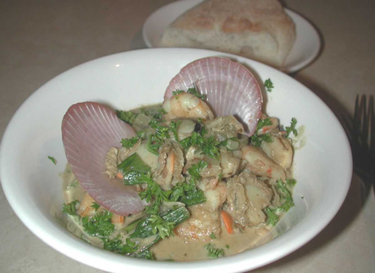 Garlic Scallops