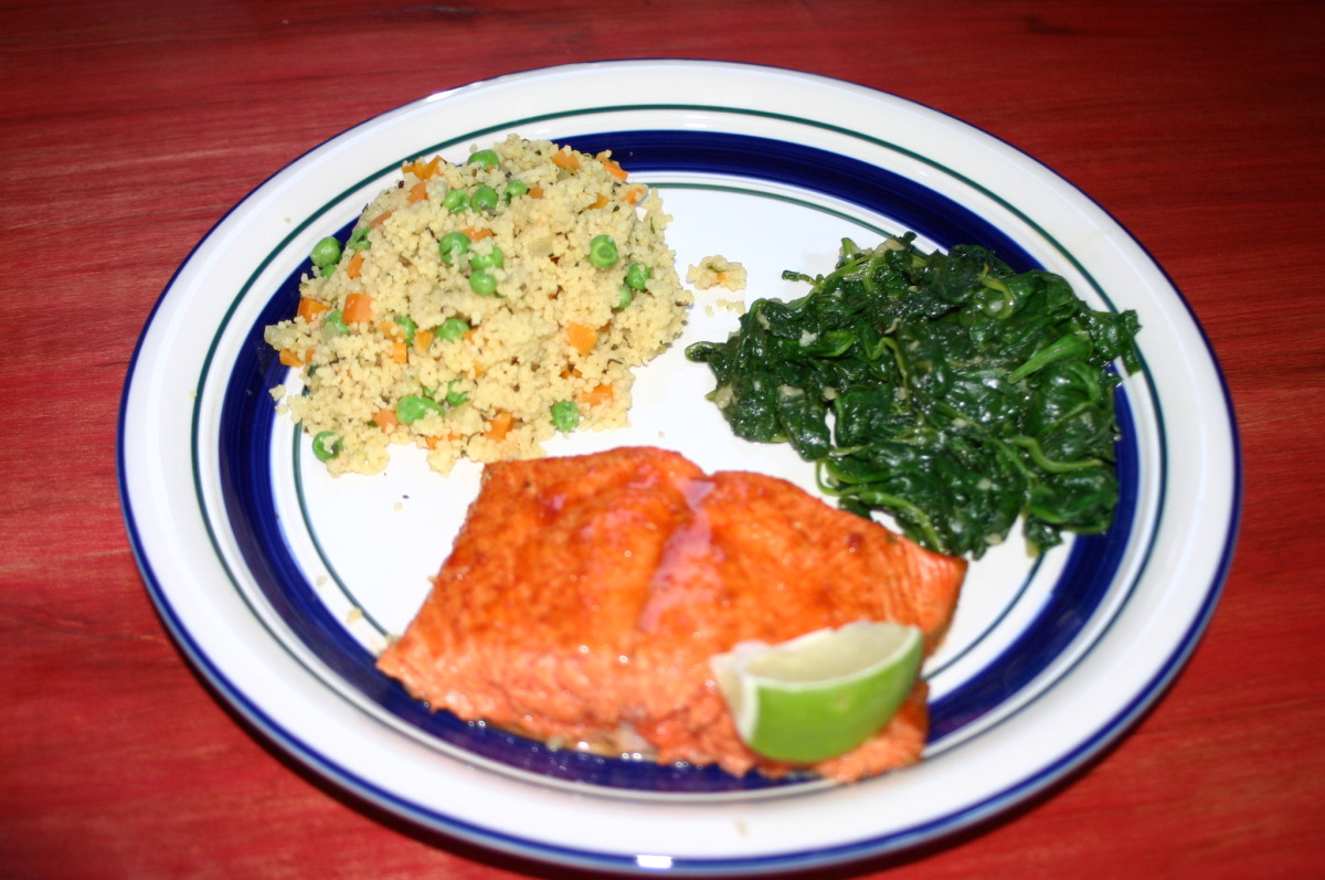 Salmon With Chili-honey Glaze