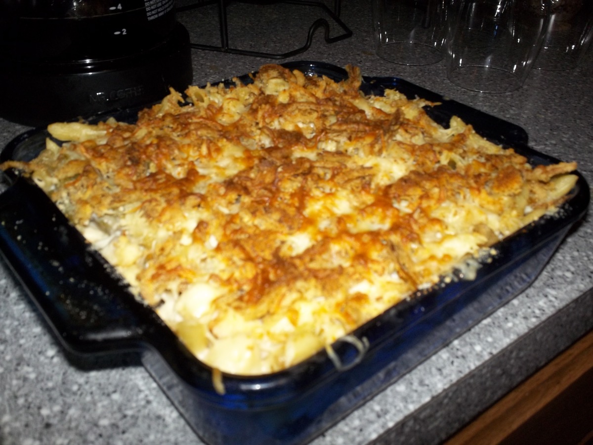 Cheesy Leftover Ham Casserole