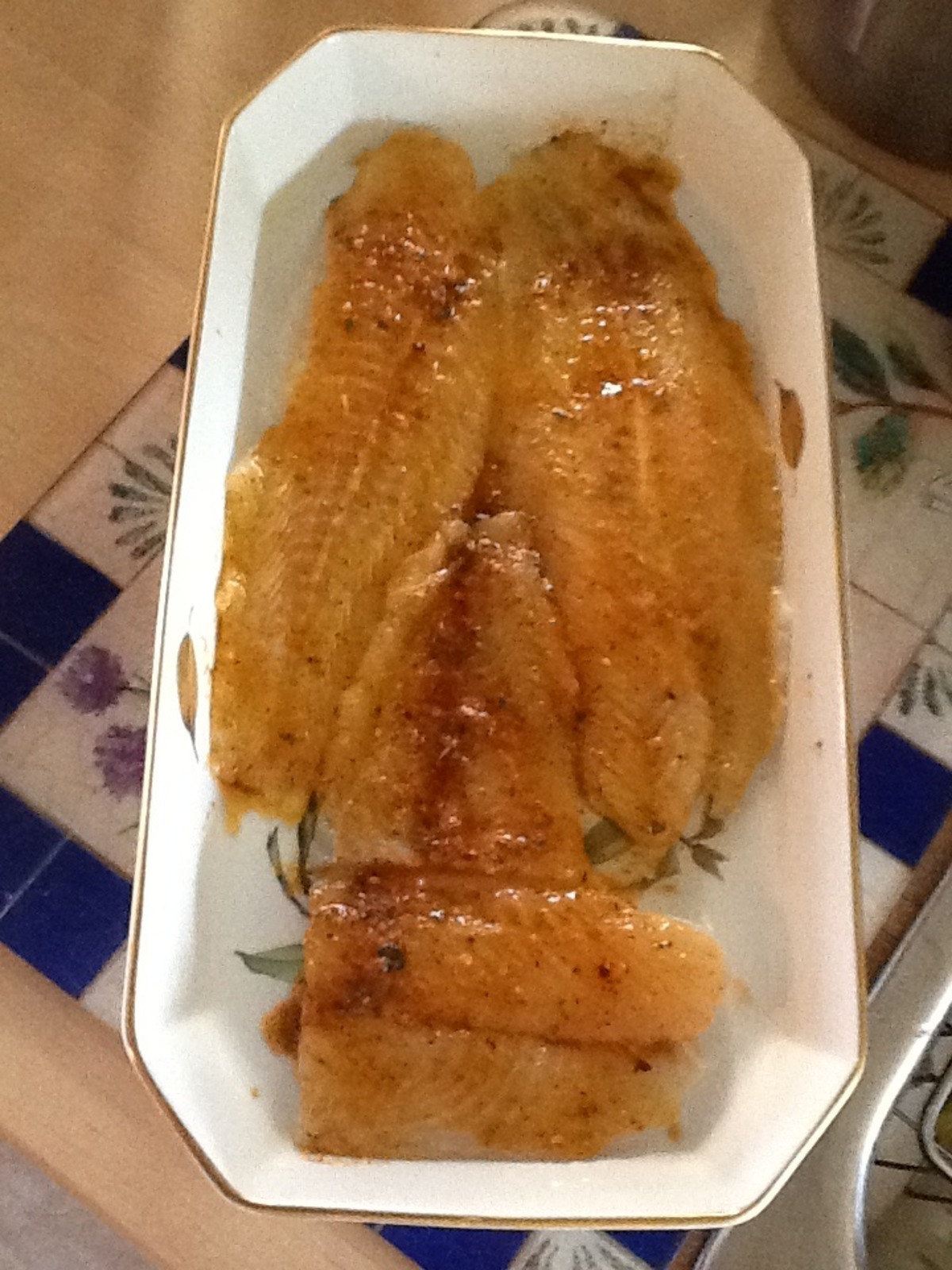 Baked Grouper Creole/Parmesan