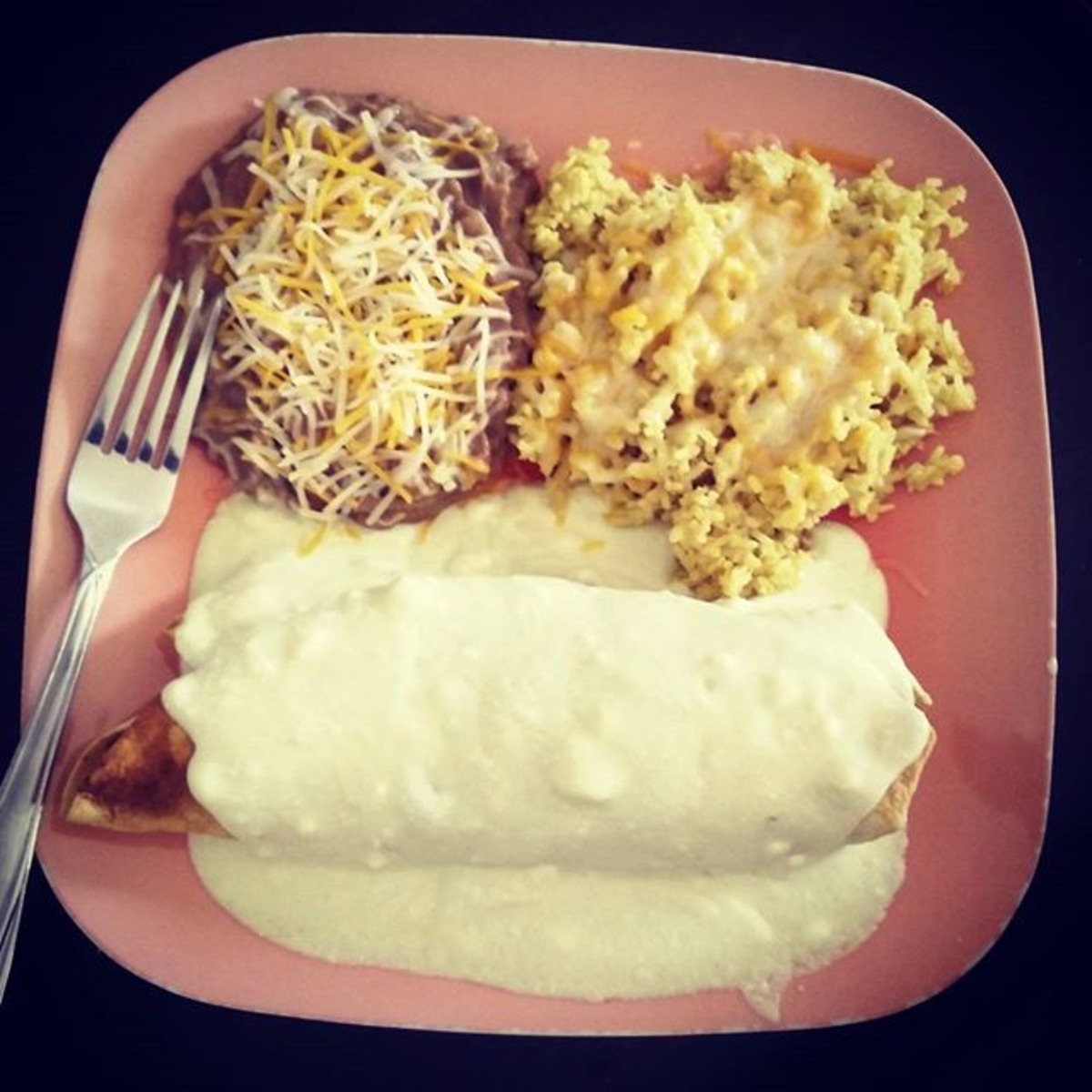 Spicy Chimi Chicken Burrito