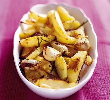 Lemon & rosemary potato wedges