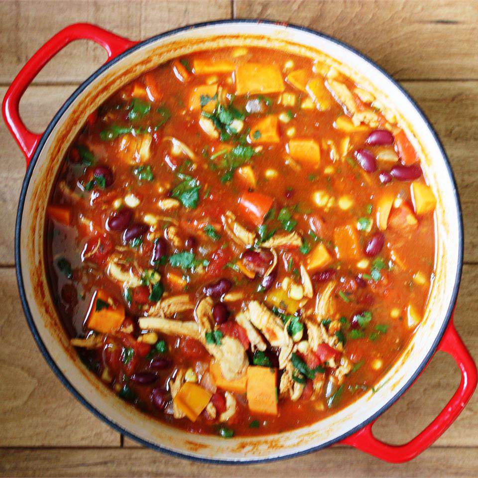 Spicy Chicken and Sweet Potato Stew