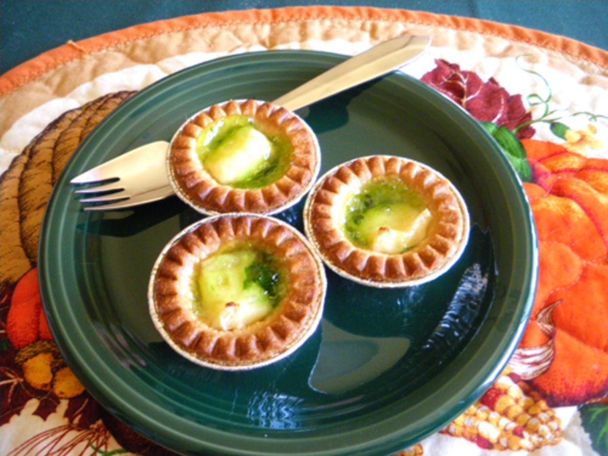 Baked Brie and Red Pepper Jelly Wrapped in Phyllo Pastry