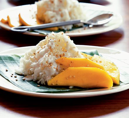 Sticky mango rice