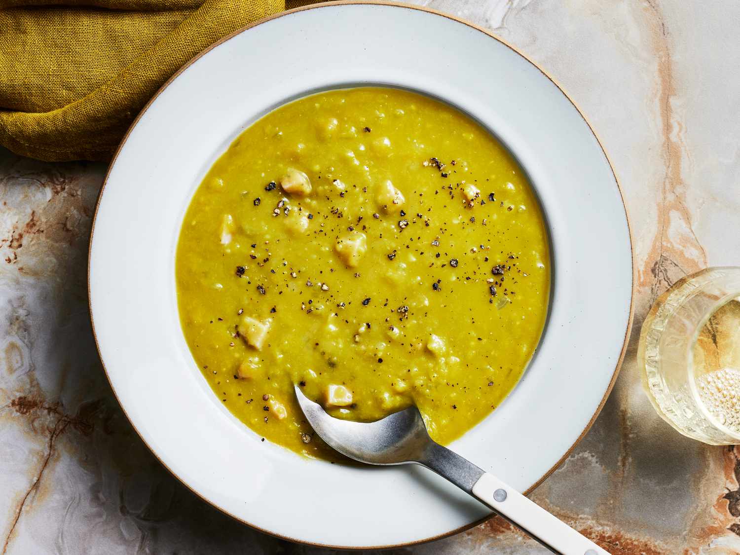 Pressure Cooker Split Pea and Ham Soup