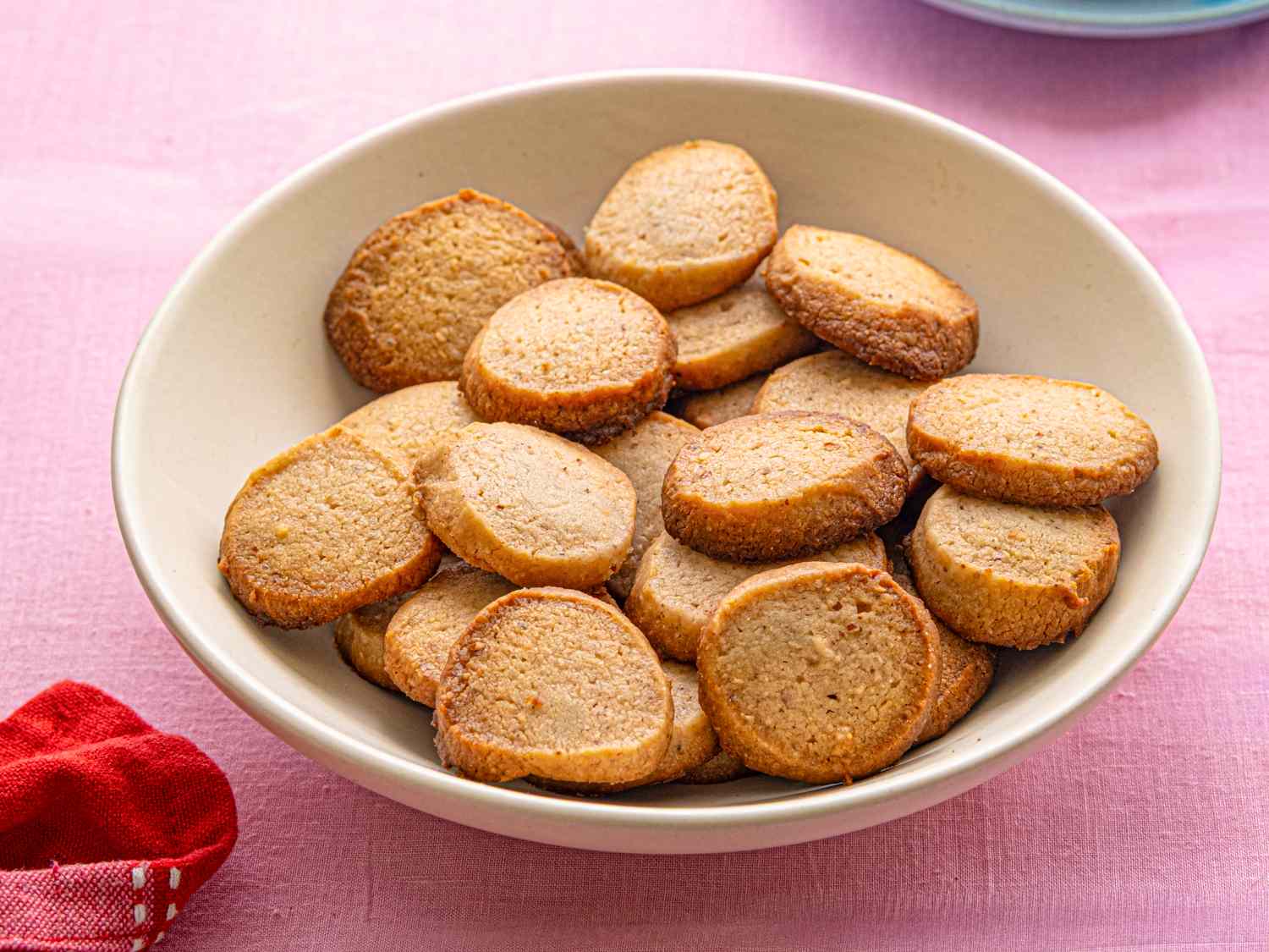 Cardamom-Rosewater Shortbread Cookies